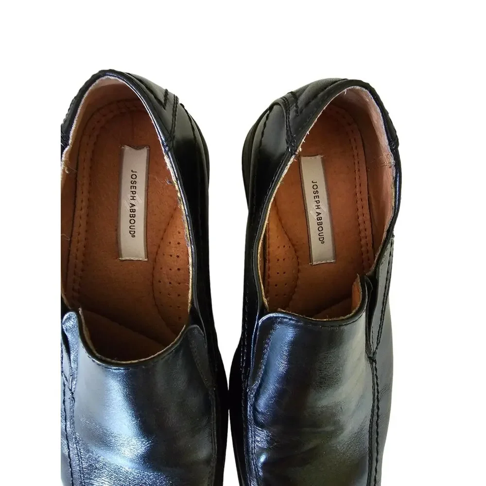 Joseph Abboud Mens Leather Slip On Shoes Size 9 1/2